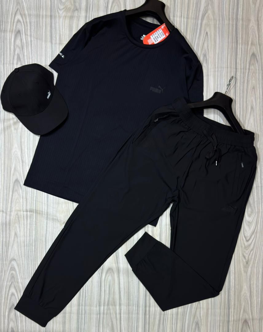 Tenue de Sport Manche courte – Haut + Pantalon + casquette