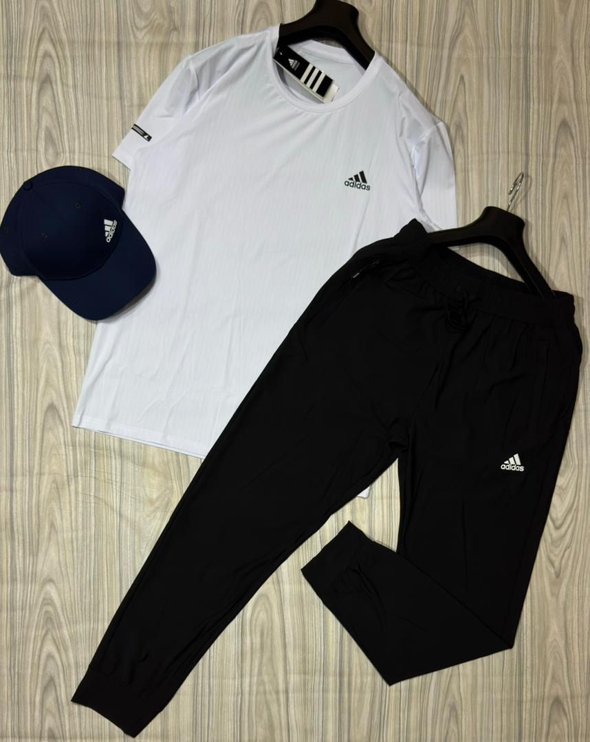Tenue de Sport Manche courte – Haut + Pantalon + casquette