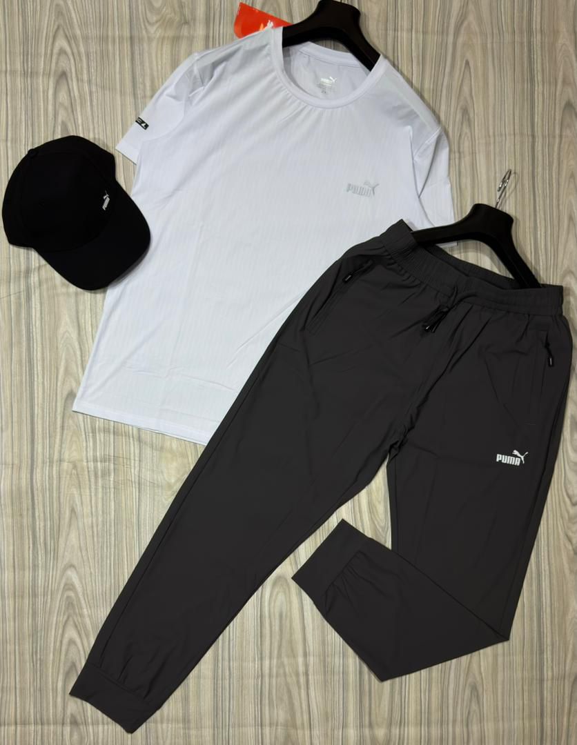 Tenue de Sport Manche courte – Haut + Pantalon + casquette